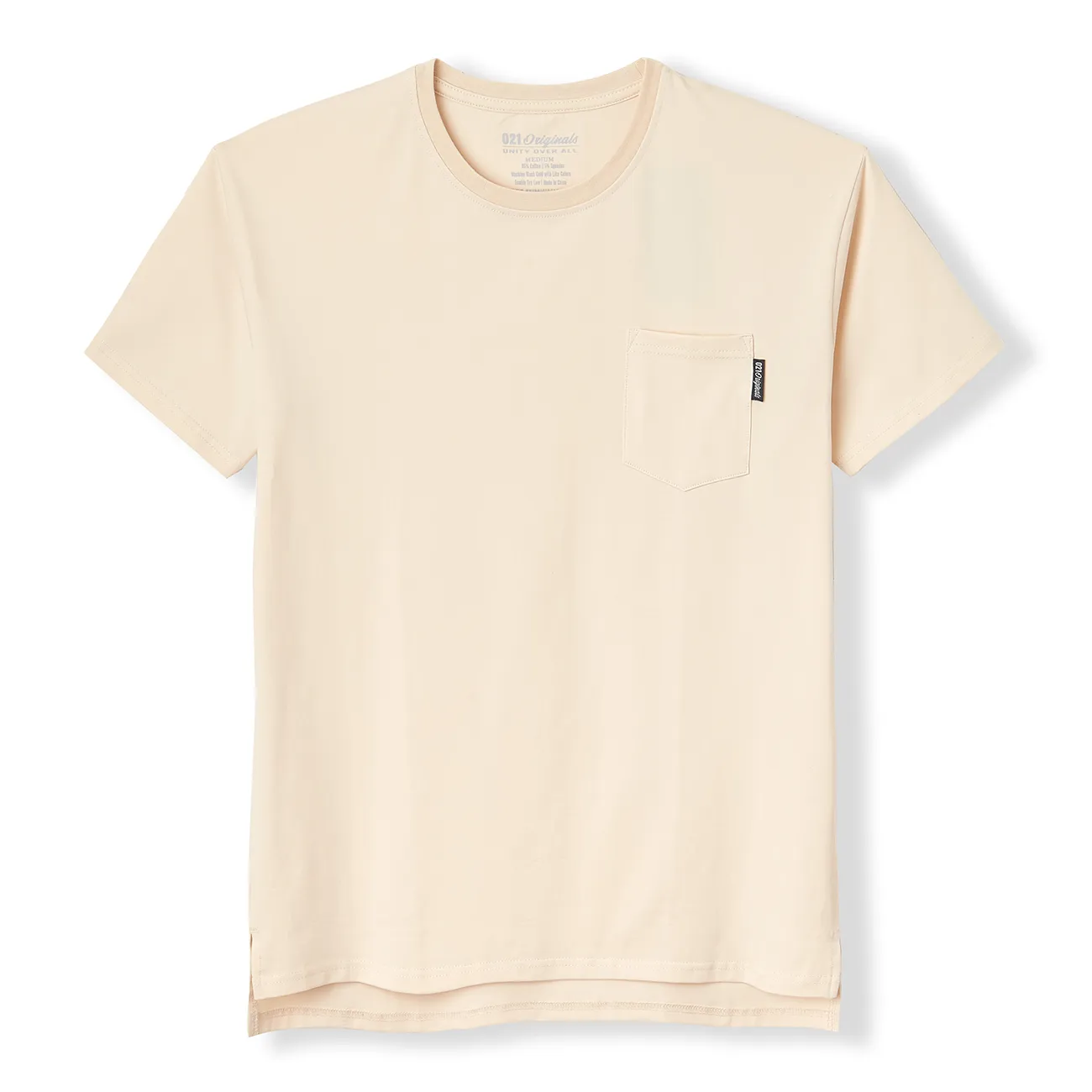 021 ESSENTIAL POCKET T-SHIRT - SAND