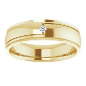 .03 CT Diamond Accented Band 124719 - 6 mm