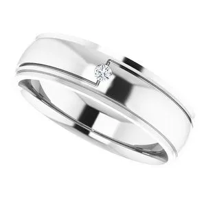 .03 CT Diamond Accented Band 124719 - 6 mm