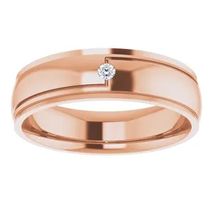 .03 CT Diamond Accented Band 124719 - 6 mm