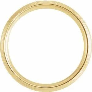 .04 CT Diamond Half Round Edge Band 124263 - 6 mm