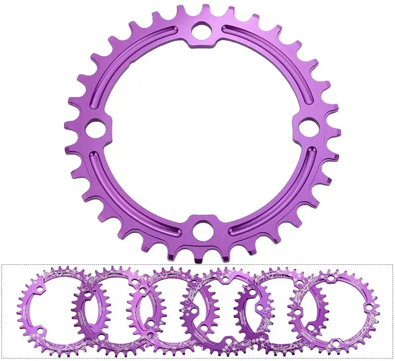 104bcd OVAL Narrow Wide Single Speed Chain Ring
