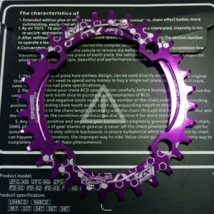 104bcd OVAL Narrow Wide Single Speed Chain Ring