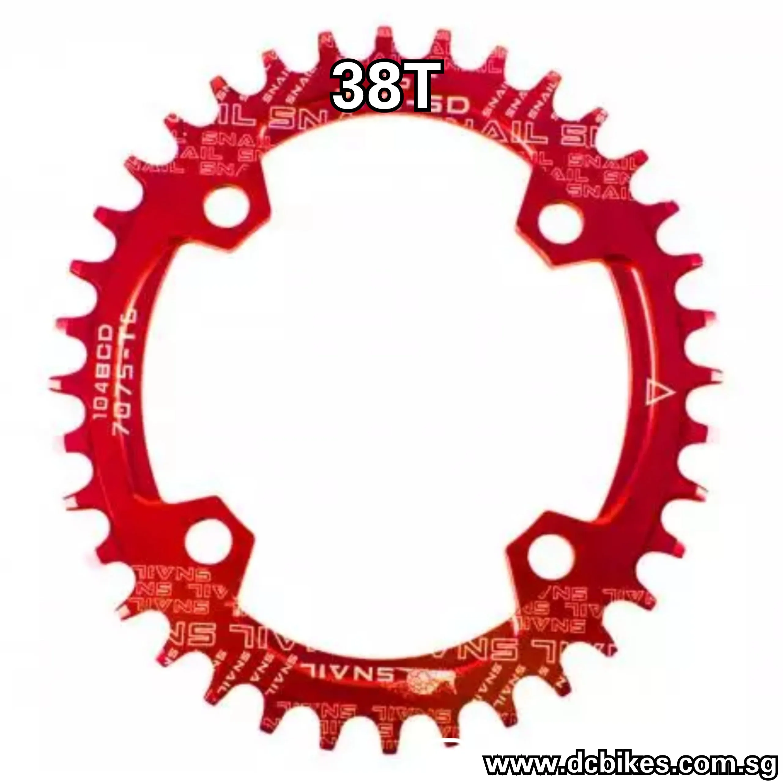 104bcd OVAL Narrow Wide Single Speed Chain Ring