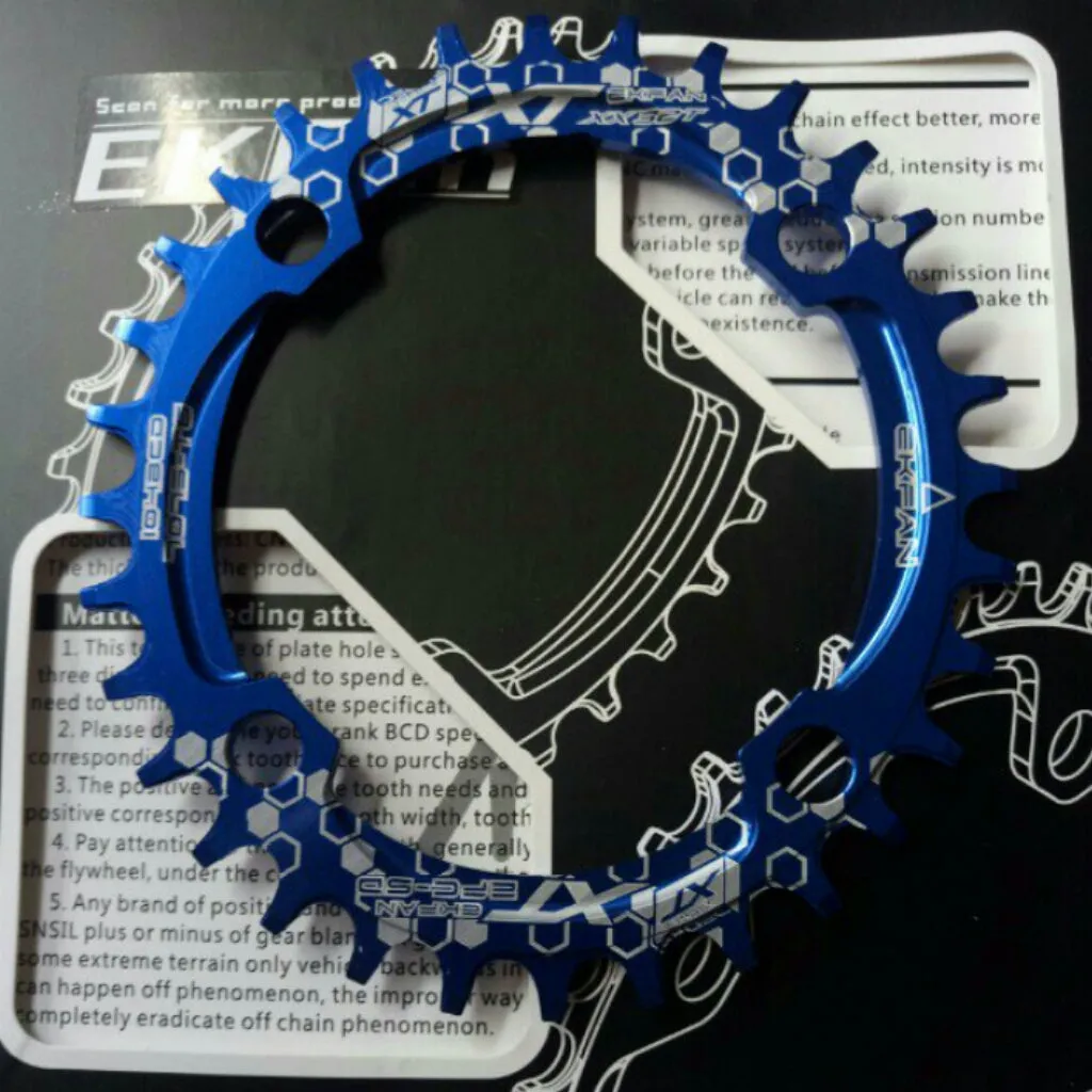 104bcd OVAL Narrow Wide Single Speed Chain Ring