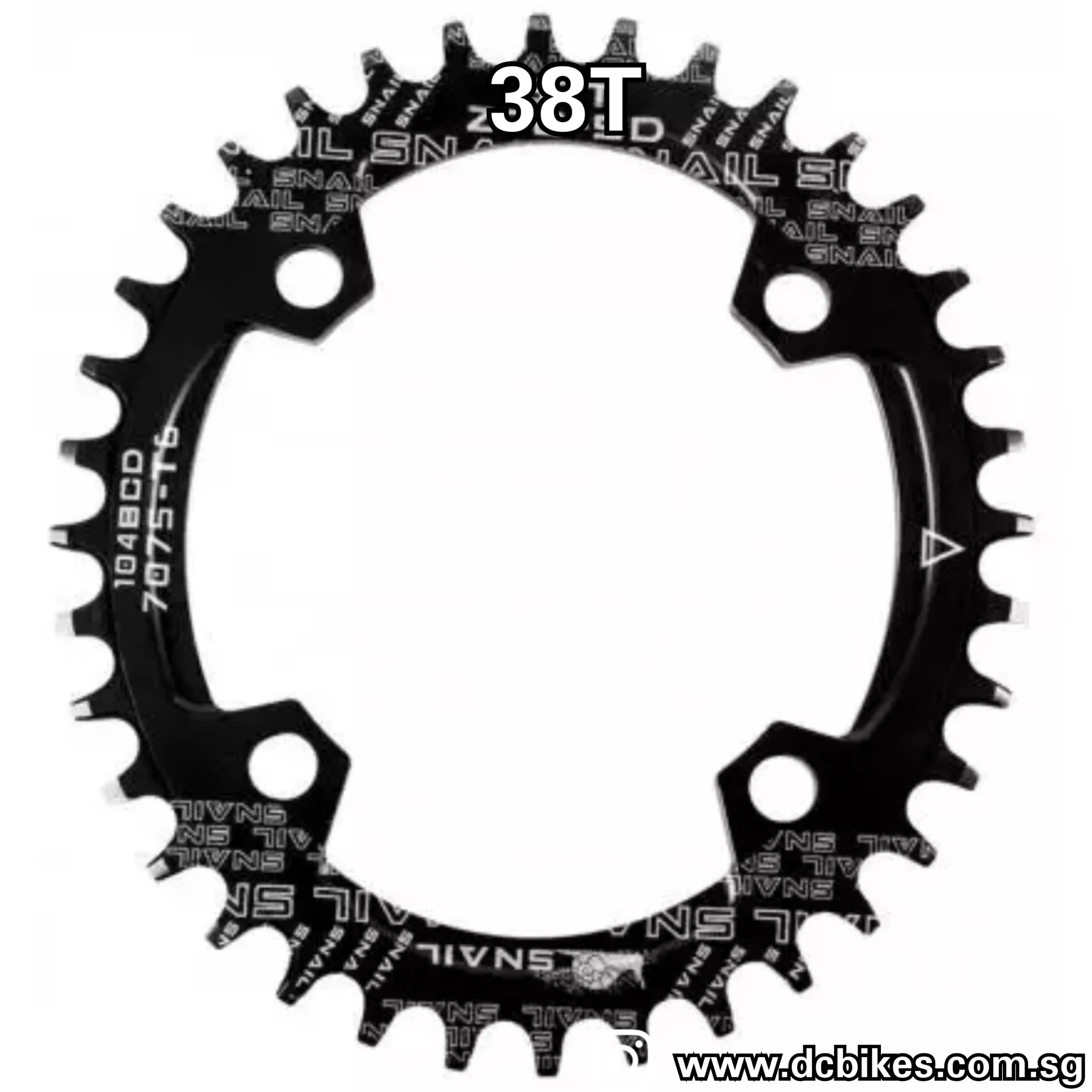 104bcd OVAL Narrow Wide Single Speed Chain Ring