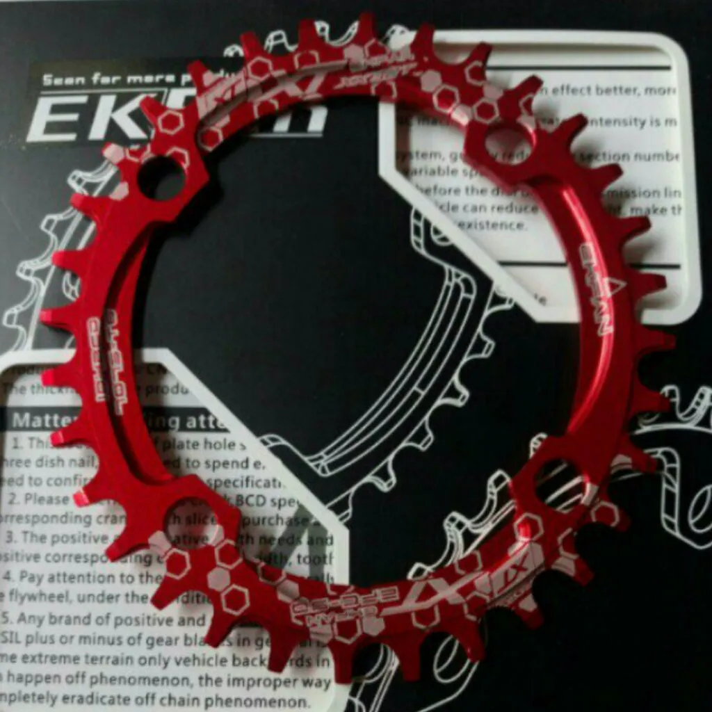 104bcd OVAL Narrow Wide Single Speed Chain Ring