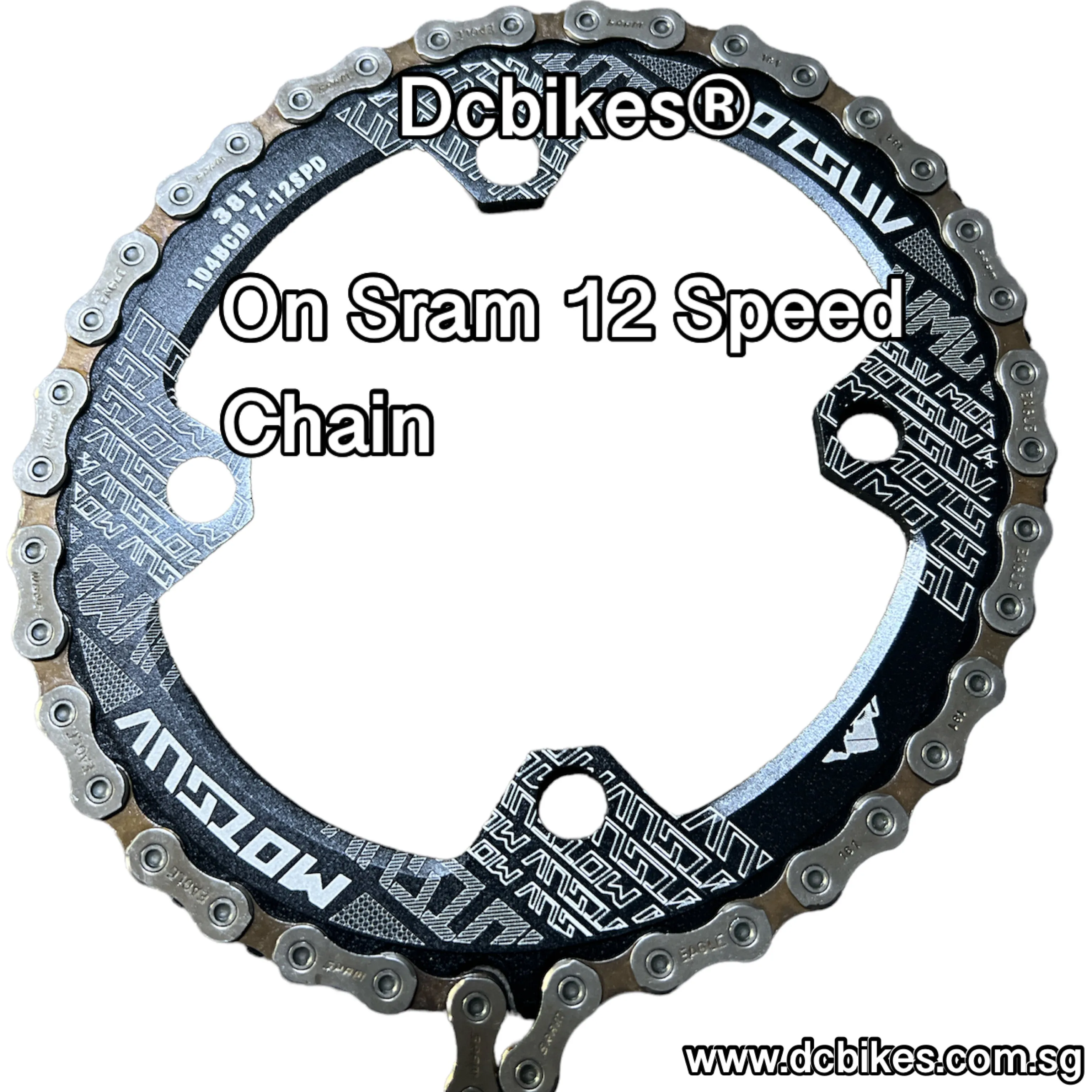 104bcd OVAL Narrow Wide Single Speed Chain Ring