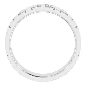 14K Yellow Cross Band 51799 - 7 mm