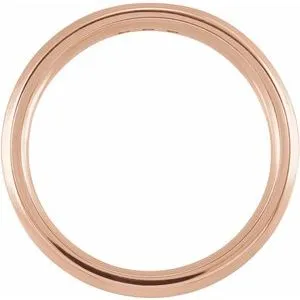 1/8 CT Diamond Beveled-Edge Band 124233 - 6 mm