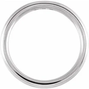 1/8 CT Diamond Beveled-Edge Band 124233 - 6 mm
