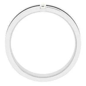 1/8 CT Diamond Notched Band 124420 - 7 mm