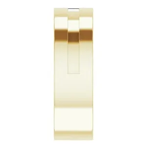 1/8 CT Diamond Notched Band 124420 - 7 mm