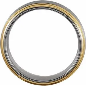 18K Yellow Gold PVD Tungsten Band TAR52188 - 5 mm