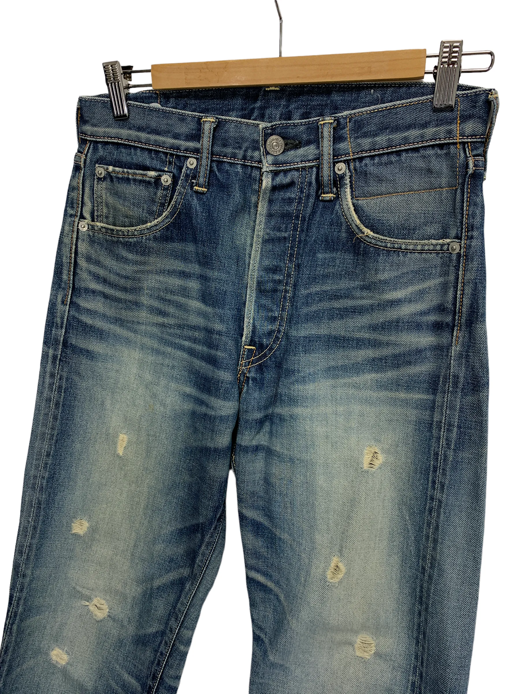 [30W 30L] Visvim Fluxus 01 D2 Selvedge Distressed Denim Jeans