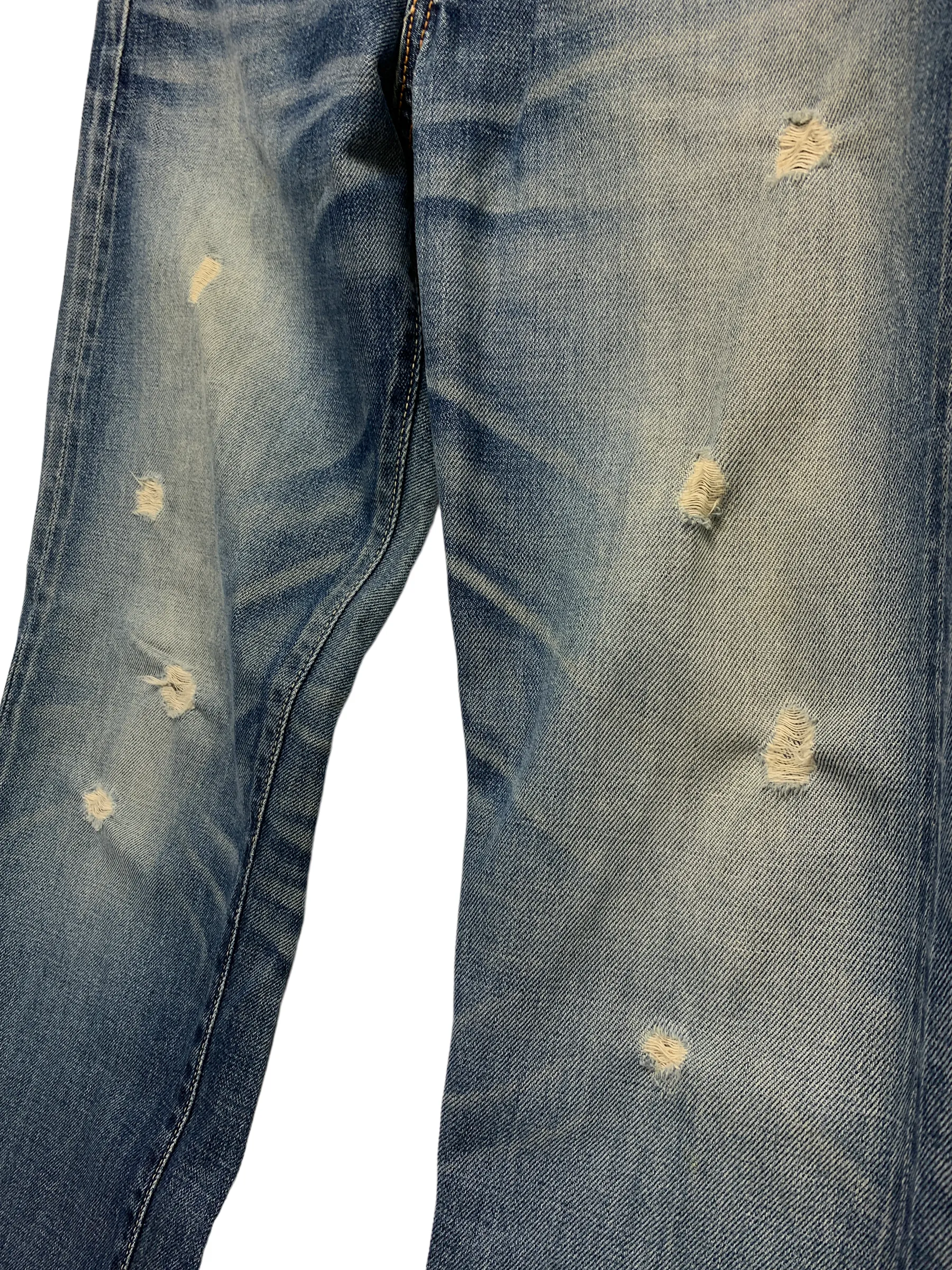 [30W 30L] Visvim Fluxus 01 D2 Selvedge Distressed Denim Jeans