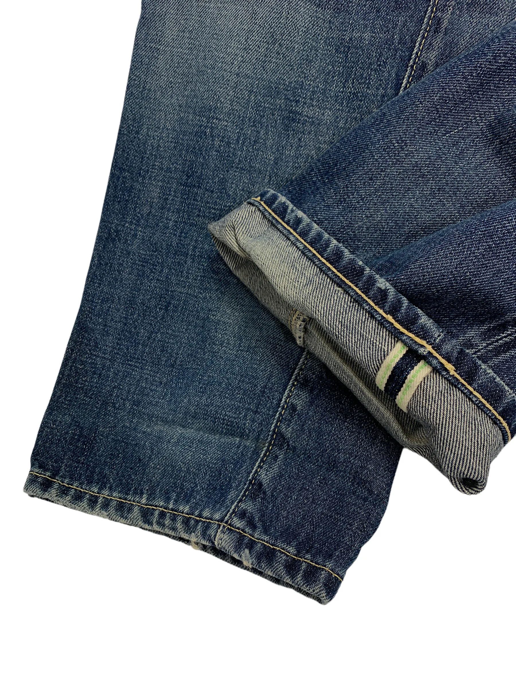[30W 30L] Visvim Fluxus 01 D2 Selvedge Distressed Denim Jeans