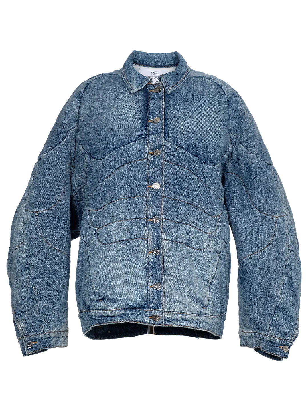 Abs Biceps Denim Jacket