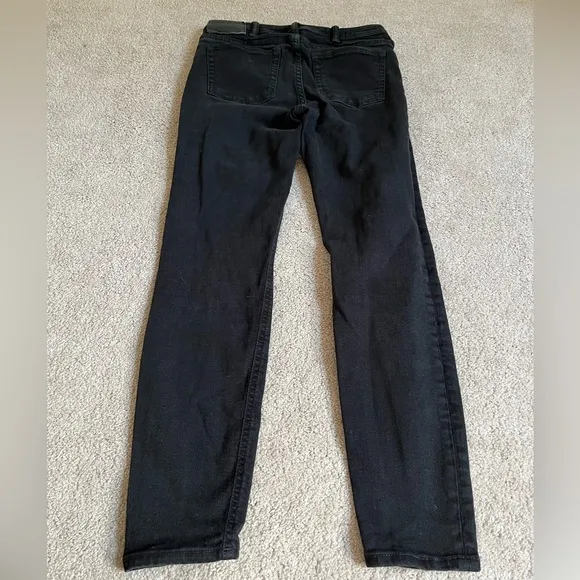 Acne Studios Bla Konst Cotton Blend Skinny Climb Stay Black Jeans Sz. 27