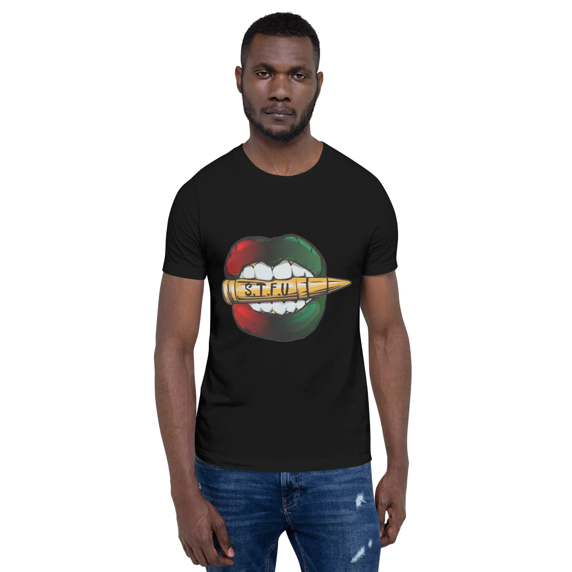 Afrocentric Logo Short-Sleeve Unisex T-Shirt