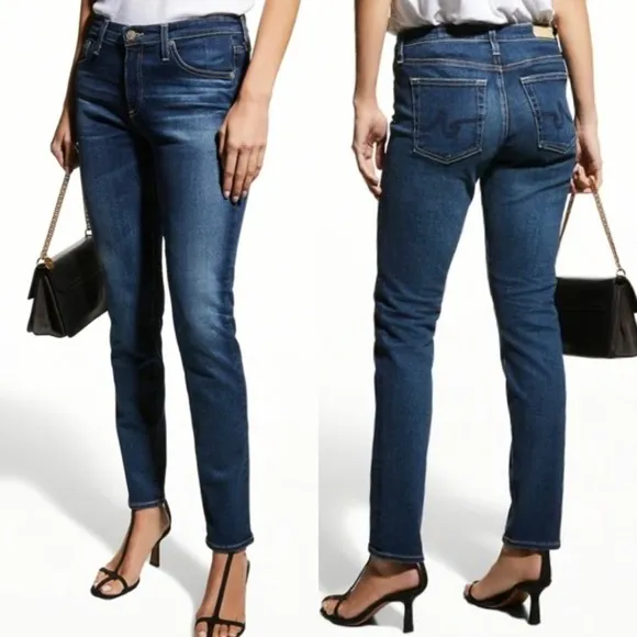AG Adriano Goldschmied | ‘Prima' Mid Rise Cigarette Skinny Stretch Ankle Jeans
