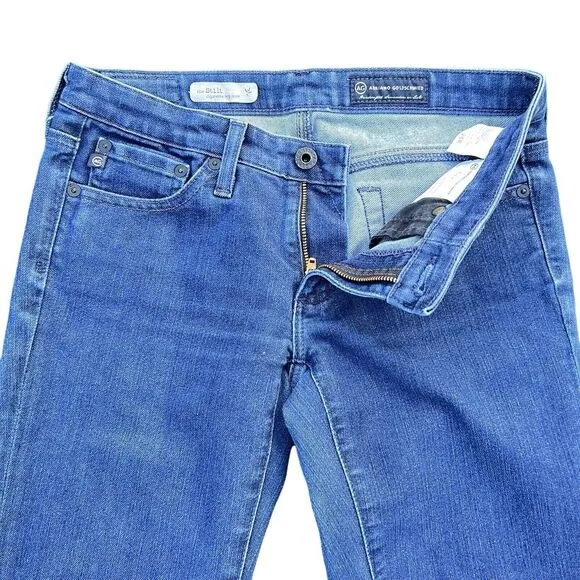 AG Adriano Goldschmied The Stilt Cigarette Leg Skinny Jeans 26R Blue