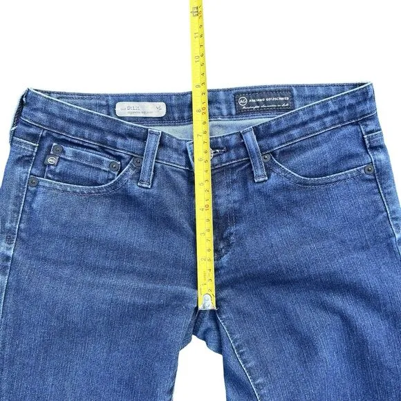 AG Adriano Goldschmied The Stilt Cigarette Leg Skinny Jeans 26R Blue