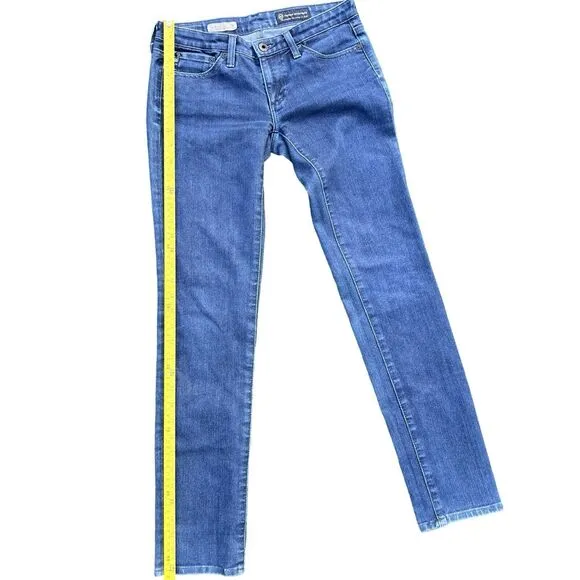 AG Adriano Goldschmied The Stilt Cigarette Leg Skinny Jeans 26R Blue