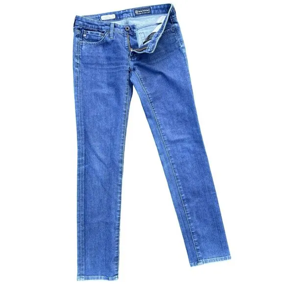 AG Adriano Goldschmied The Stilt Cigarette Leg Skinny Jeans 26R Blue