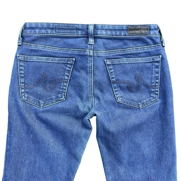 AG Adriano Goldschmied The Stilt Cigarette Leg Skinny Jeans 26R Blue