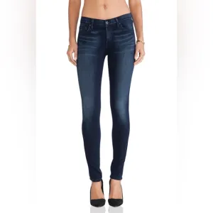 Agolde Colette Skinny in New York Dark Blue Jeans size 28