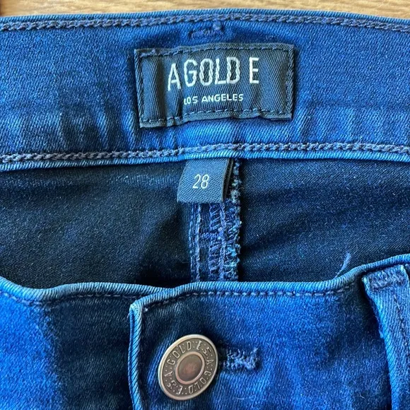 Agolde Colette Skinny in New York Dark Blue Jeans size 28