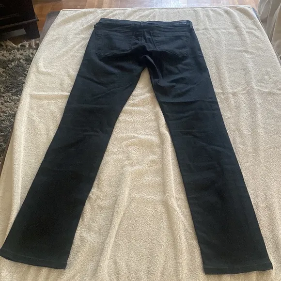 AGOLDE from Bloomingdale’s stretchy black washed Colette style skinny jeans