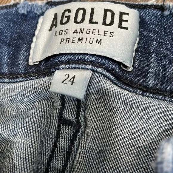 AGOLDE Sophie Distressed Skinny Jeans