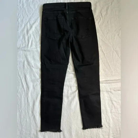 AGOLDE Sophie High Rise Feel Good Black Skinny Crop Jeans Size 27