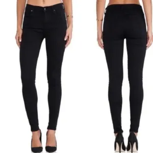 AGOLDE Sophie High Rise Feel Good Black Skinny Crop Jeans Size 27