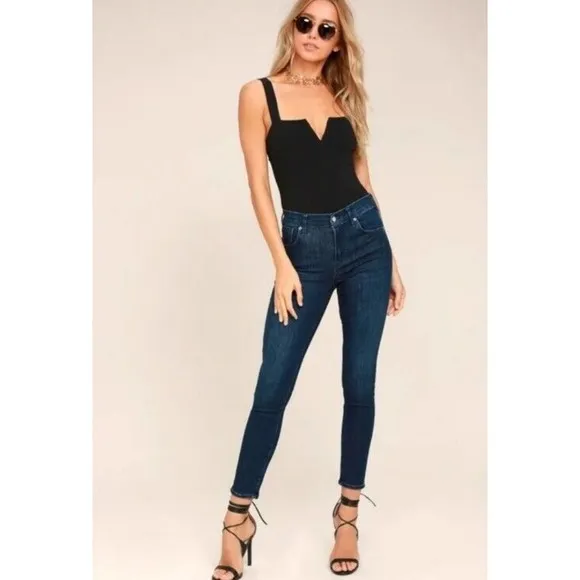 Agolde Sophie Mid Rise Skinny Jeans Cabana Wash Style #A018-1256 Size 28 Boho
