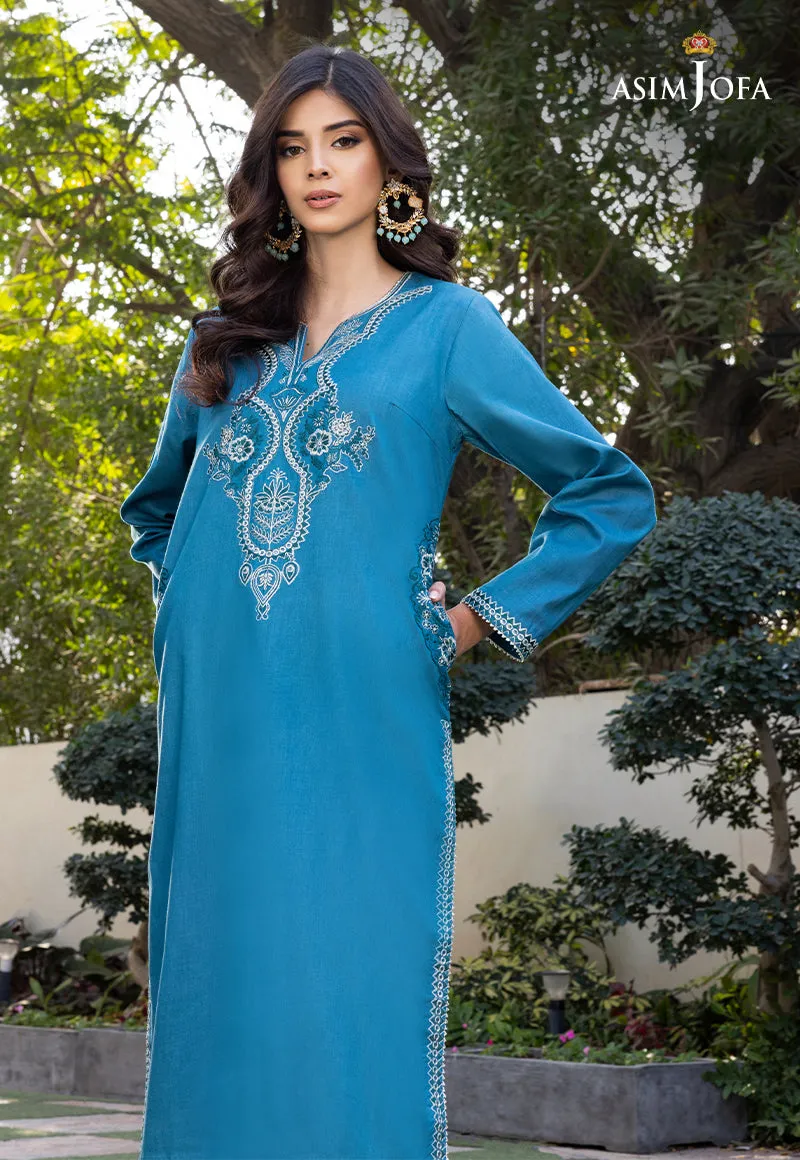 AJPE-25 (2-PC) | Asim Jofa Pret Essentials Eid Edit II Collection | Embroidered Stitched RTW Suits
