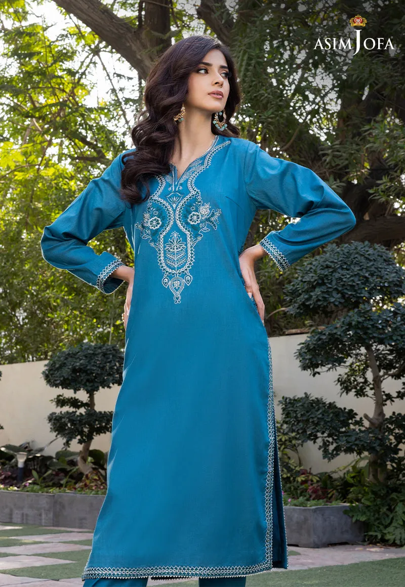 AJPE-25 (2-PC) | Asim Jofa Pret Essentials Eid Edit II Collection | Embroidered Stitched RTW Suits