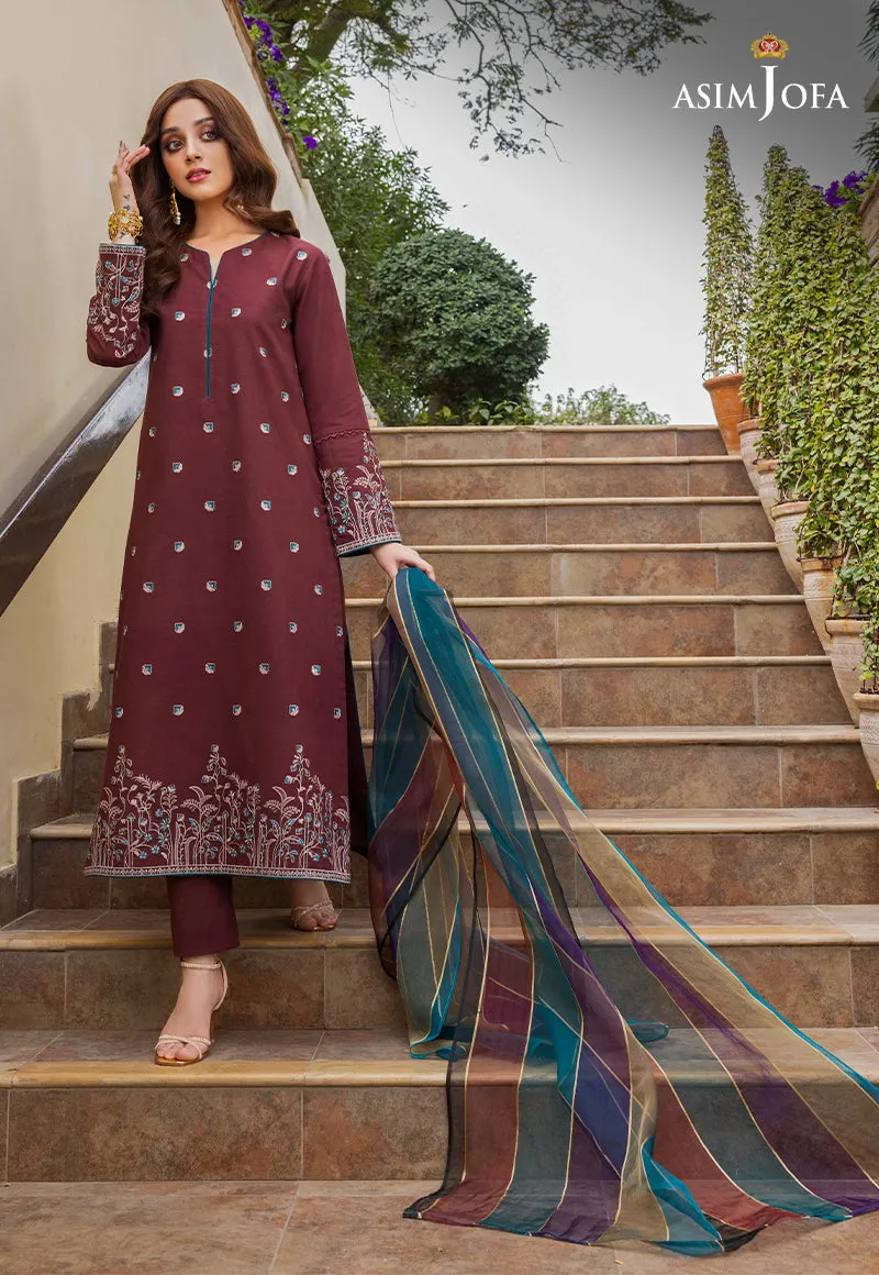 AJPE-35 (2-PC) | Asim Jofa Pret Essentials Eid Edit II Collection | Embroidered Stitched RTW Suits