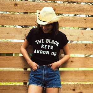 AKRON OH T-SHIRT BLACK