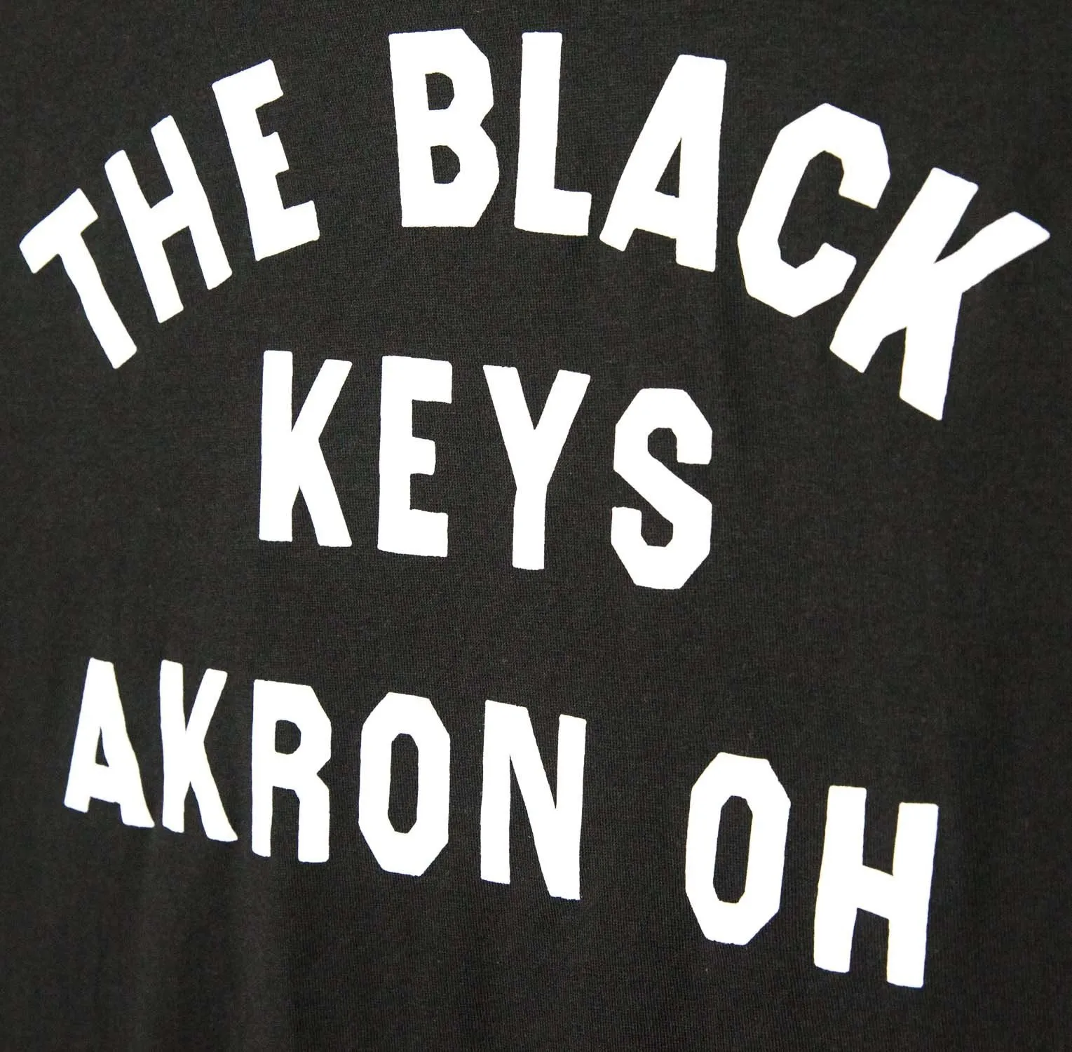 AKRON OH T-SHIRT BLACK
