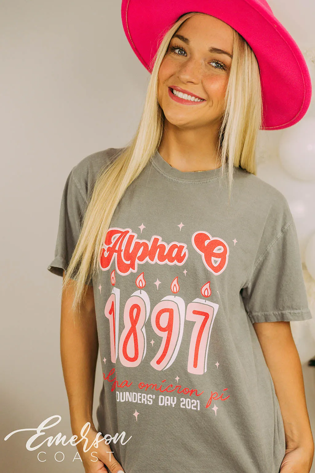 Alpha Omicron Pi Founders Day Tee