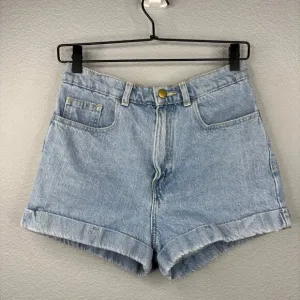 American Apparel Mini 100% Cotton Denim Shorts