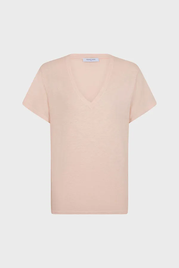 ANDY BASIC V-NECK COTTON T-SHIRT