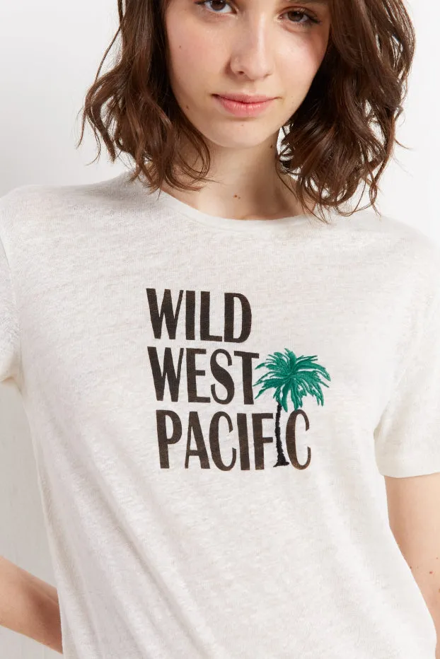 ASSIA WILD WEST LINEN T-SHIRT
