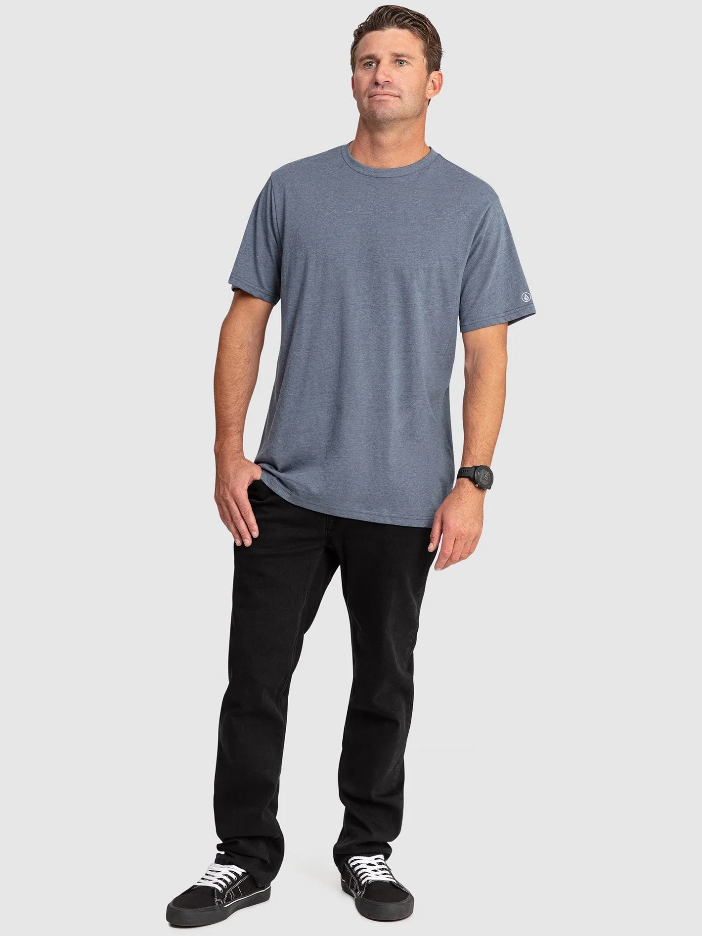 Aus Solid Short Sleeve Tee Shirt