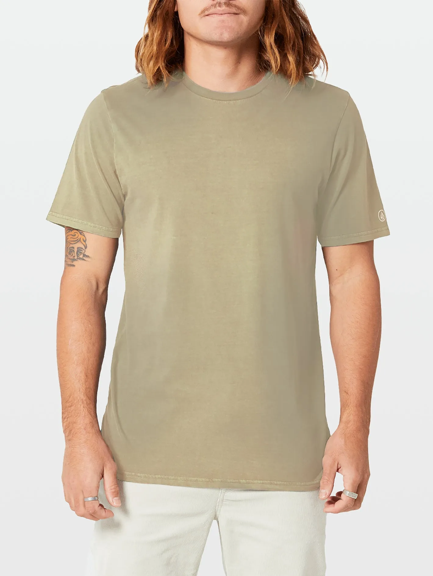 Aus Solid Short Sleeve Tee Shirt