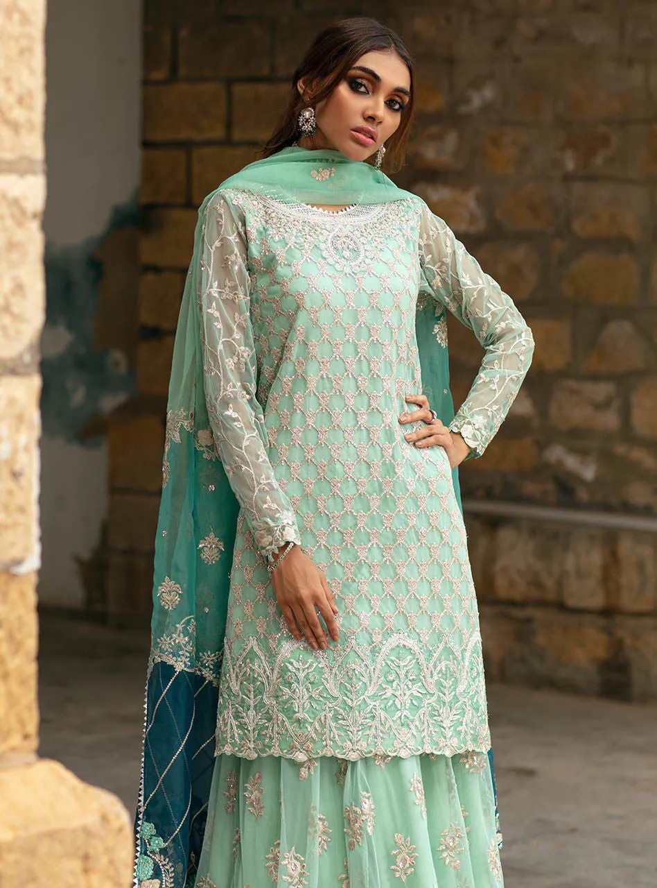 AZRAH | Zainab Chottani Wedding Festive Collection 2021 | Unstitched Embroidered Net and Organza Suits