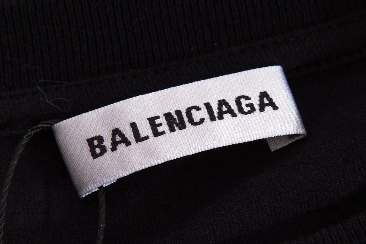 Balenciaga Black "You Are The World" Graphic  T-Shirt SZ L